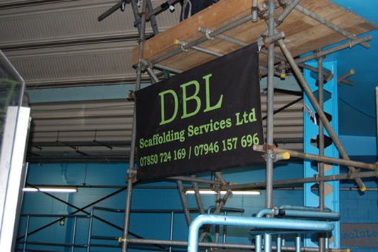 Specialist scaffolding - Camera support for dancing on ice